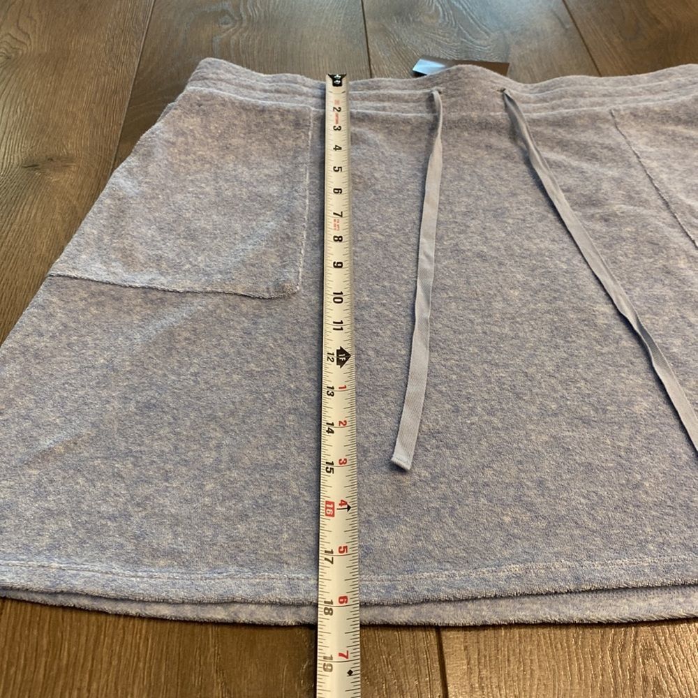 J.Jill Pure Jill Blue Terry Cloth Swimsuit Cover Up Skirt Size MP - Picture 8 of 10